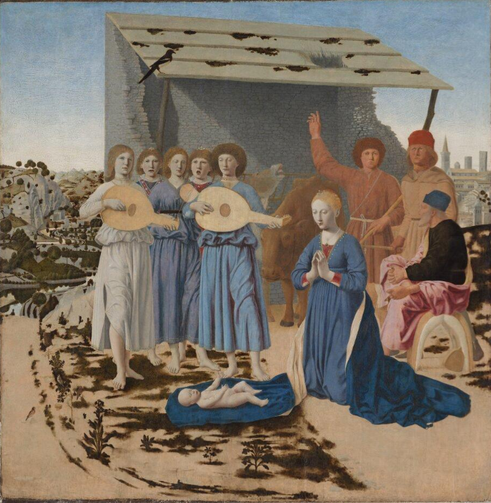 The National Gallery UK The Nativity Piero della Francesca domena publliczna1